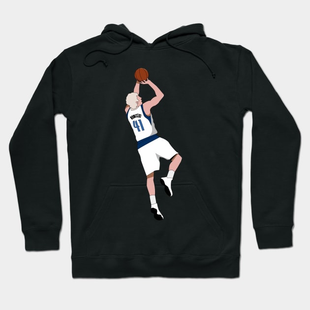 Dirk Nowitzki Hoodie by souvenirmala